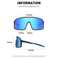 Lunettes de soleil polarisées/photochromiques à grande monture UV400 pour hommes et femmes, TR90 vtt, Baseball, pêche, Softball 6
