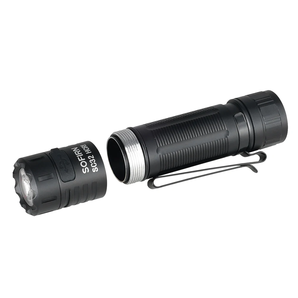 Sofirn SC32 LED Flashlight 1900lm USB C Rechargeable 18650 P