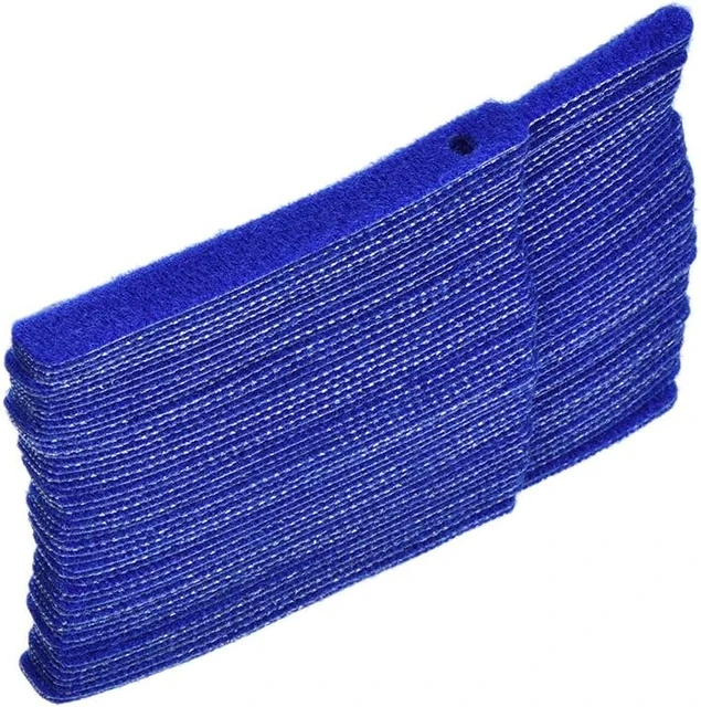 yoeruyo Reusable Cable Ties, 4 Inch Hook and Loop Cord Wraps, Blue