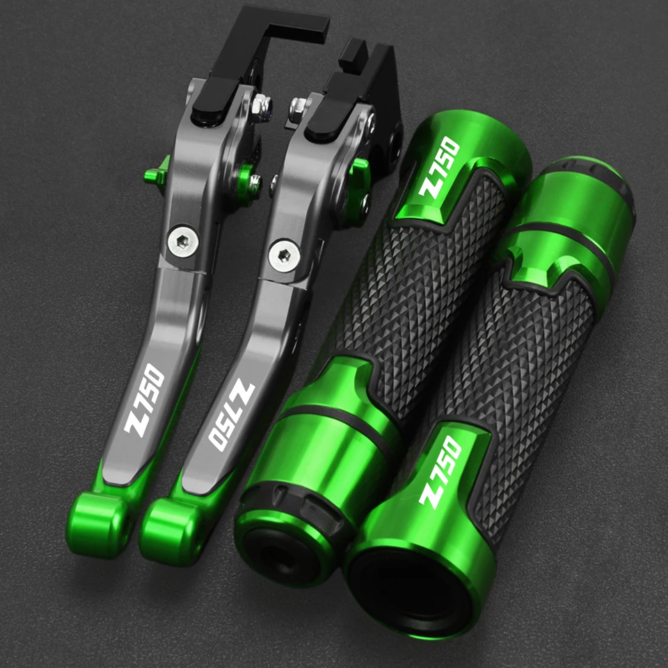 Levier D'embrayage Et De Frein Racing – Kawasaki Z750 / Z750R – Noir Titane – Neuf