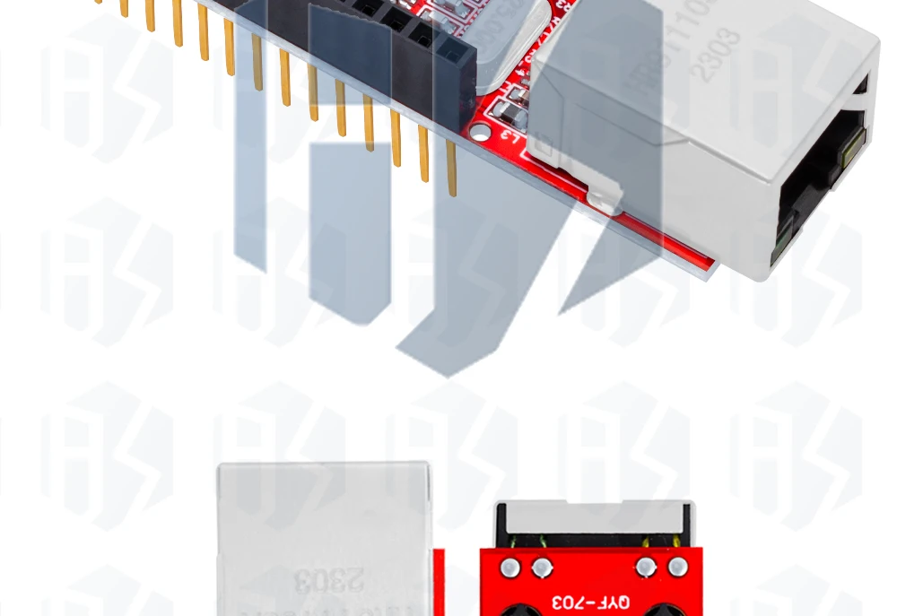 Nano v3 ethernet shield enc28j60 mikrochip hr911105a ethernet webserver board modul für arduino nano 3,0 – Detail 5