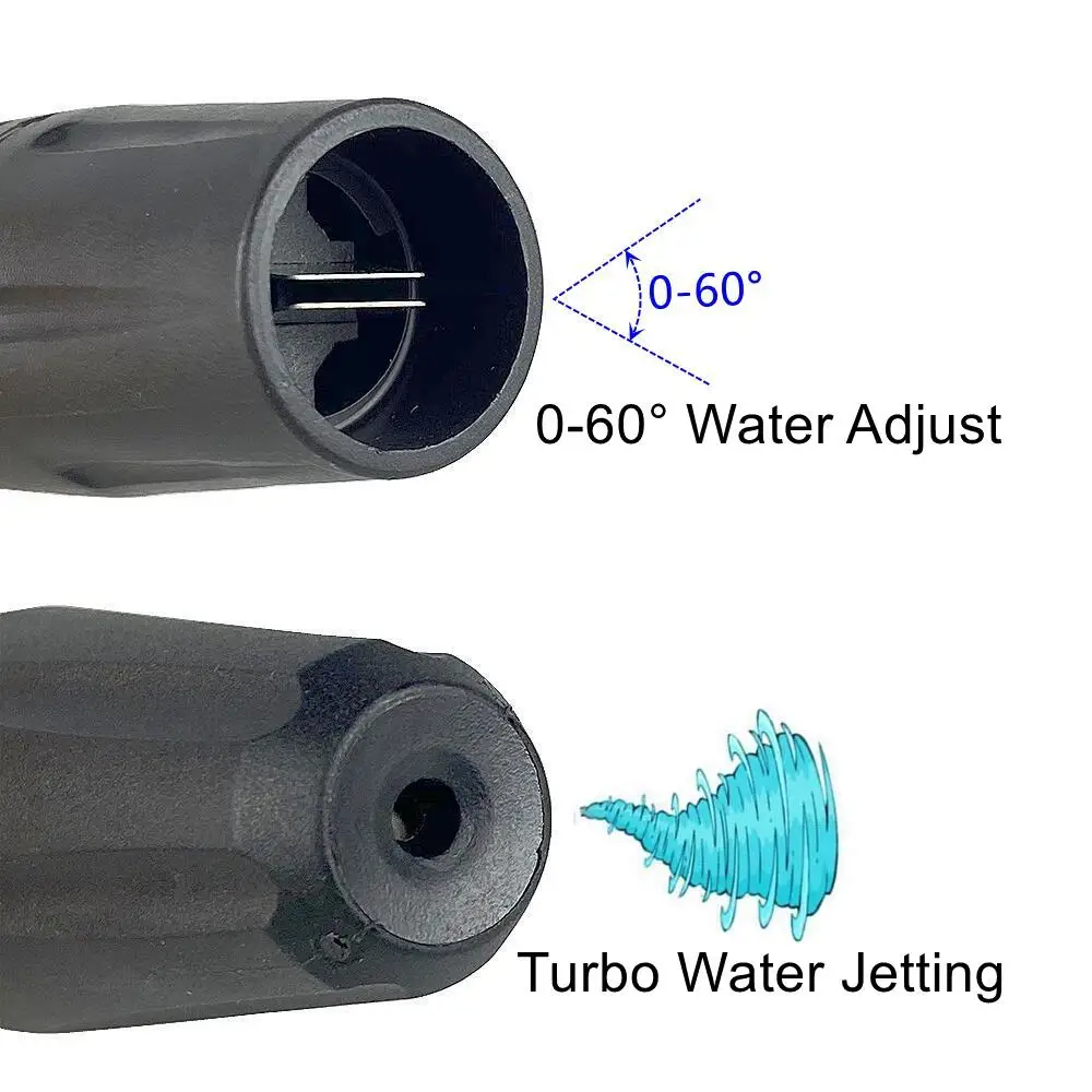 Enhanced High-Pressure Car Wash Water Gun with Extension Wand and Spray Nozzles