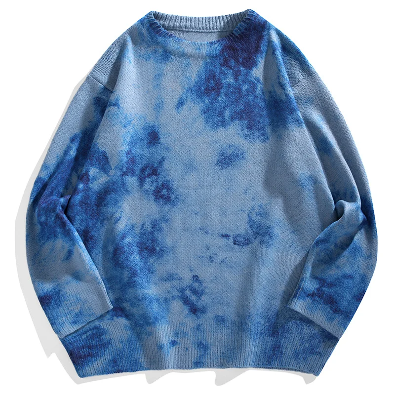 

Hop Floral Autumn Knitted Oversize Men Hip Sweaters Printed Streetwear Sweaters Jumper Hipster Casual Pullovers Men Fashion Tops