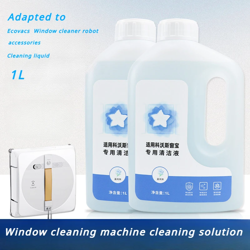 

For Ecovacs W1PRO/W920/W850 window cleaner robot cleaning agent 1L accessories,Vacuum Cleaner Parts