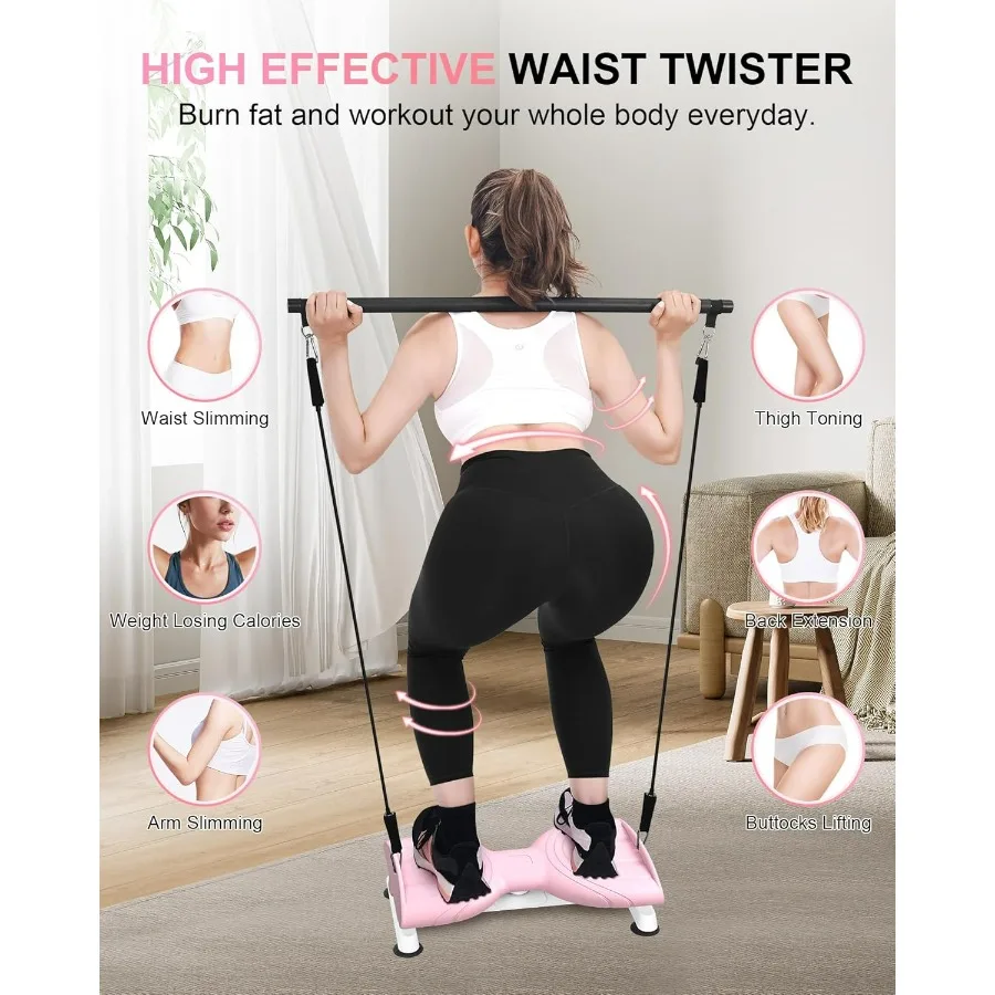 Waist Twister Machine ExerciseAb Twister Board Noiseless Waist Twisting Fitness Tool Ab Machine Waist Trainer For Women Men 330