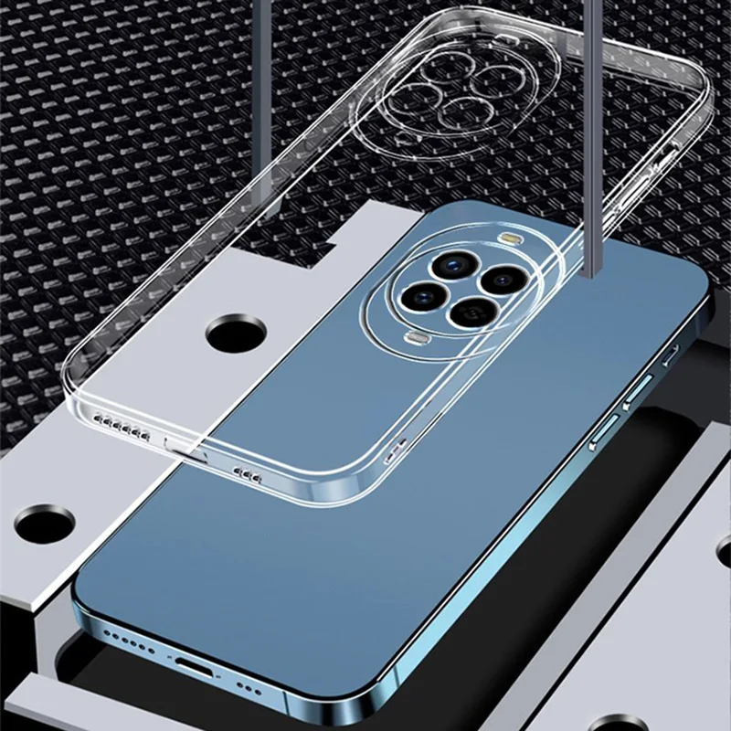 Flexible Durable Phone Cases: Clear TPU Cover with 360° Soft Transparent Shockproof Shield