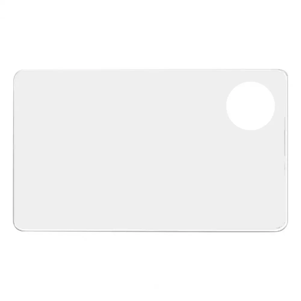 Oil Paint Mixing Tray Burr Free Painting Palette Comfortable Grip Mix Useful Clear Pigment Mixing Plate Finger Hole