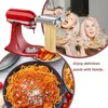 Pasta Maker for Kitchenaid Attachments，3 in 1 Stainless Steel Pasta Attachment for Kitchenaid Stand Mixer, Included Pasta Roller 6