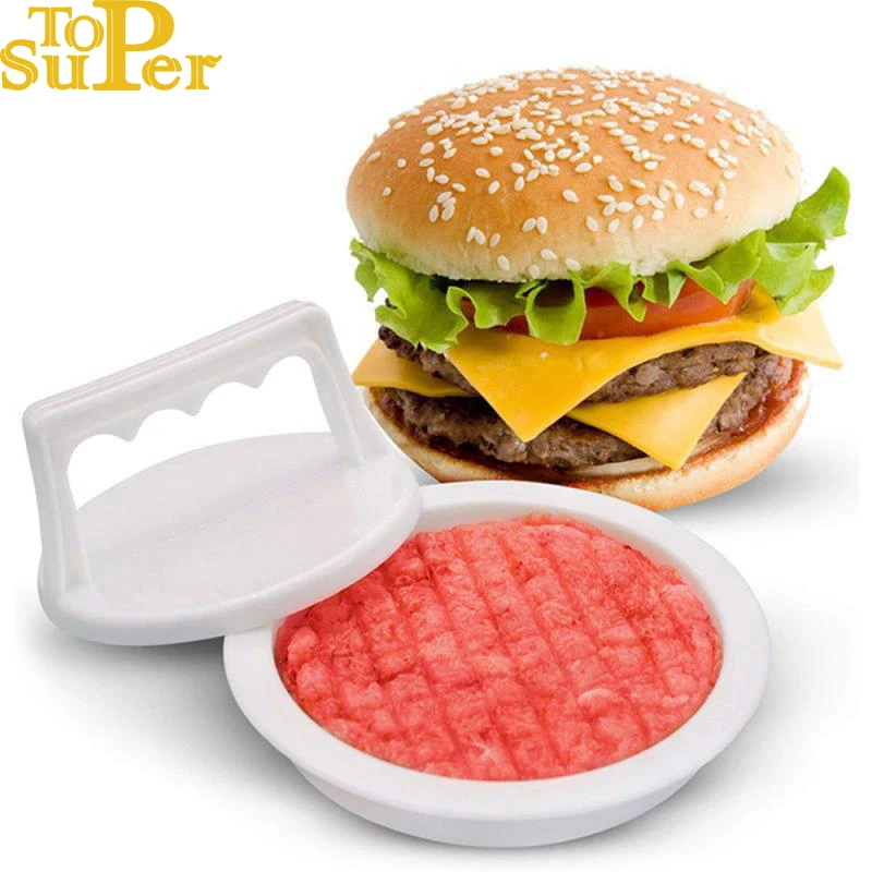 Kitchen Hamburger Meat Beef Maker Grill Burger Patty Mould Press Mold Tools Shape Hamburg Manual Press Mold Kitchen Accessories