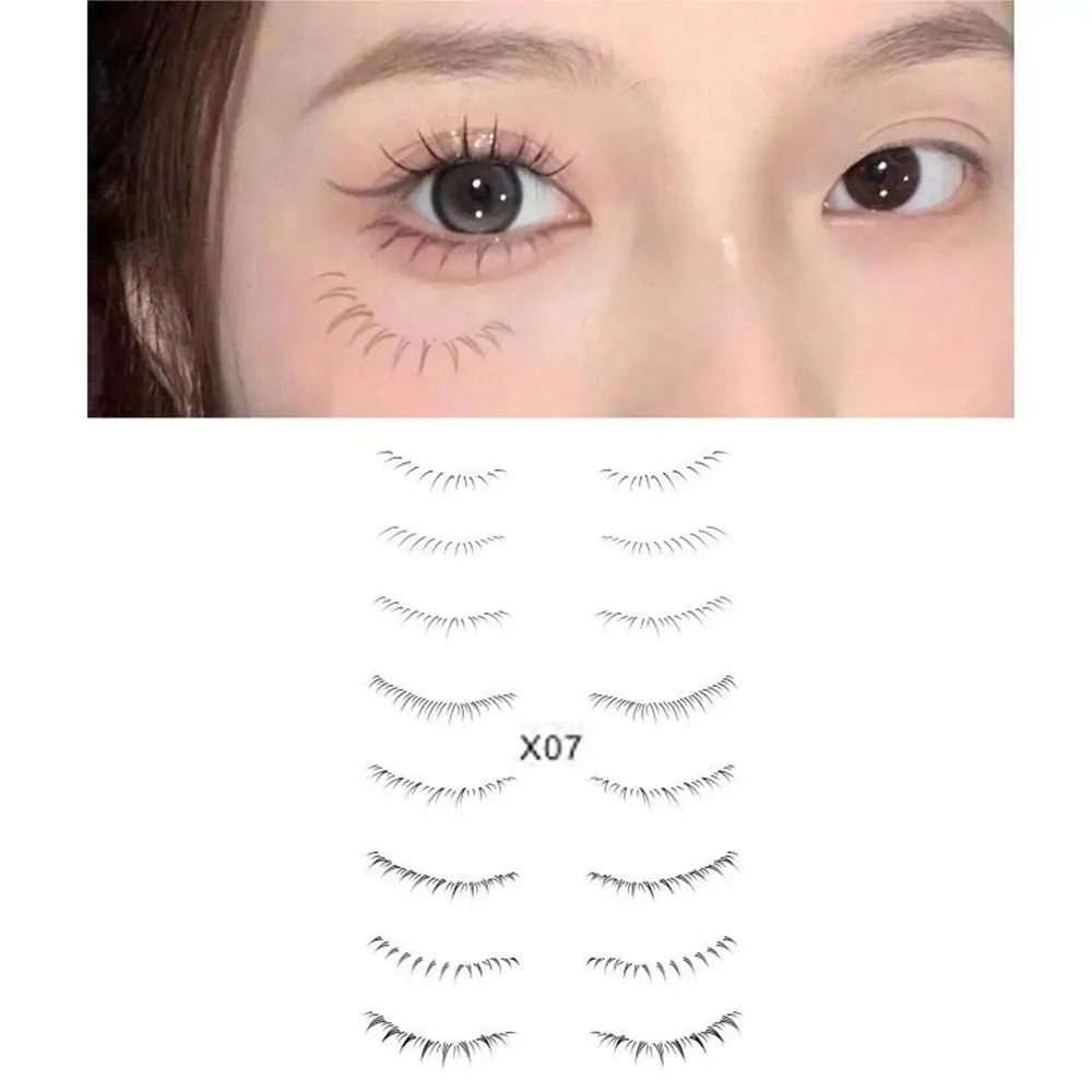 

8 пар/комплект, водонепроницаемые 3D-Наклейки для накладных ресниц