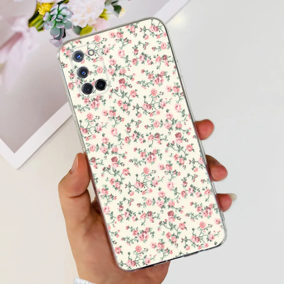 Floral Transparent Silicone Soft TPU Phone Case - Fashionable Design