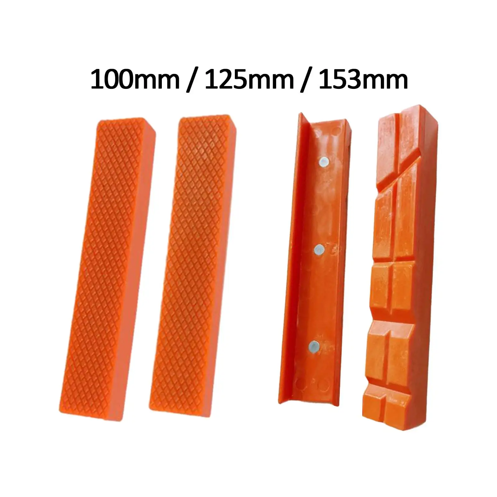 2 Pieces Magnetic Vise Jaw Pads Multipurpose Protection Vise Soft Jaws for Woodworking Plastic Any Metal Bench Vice Metal