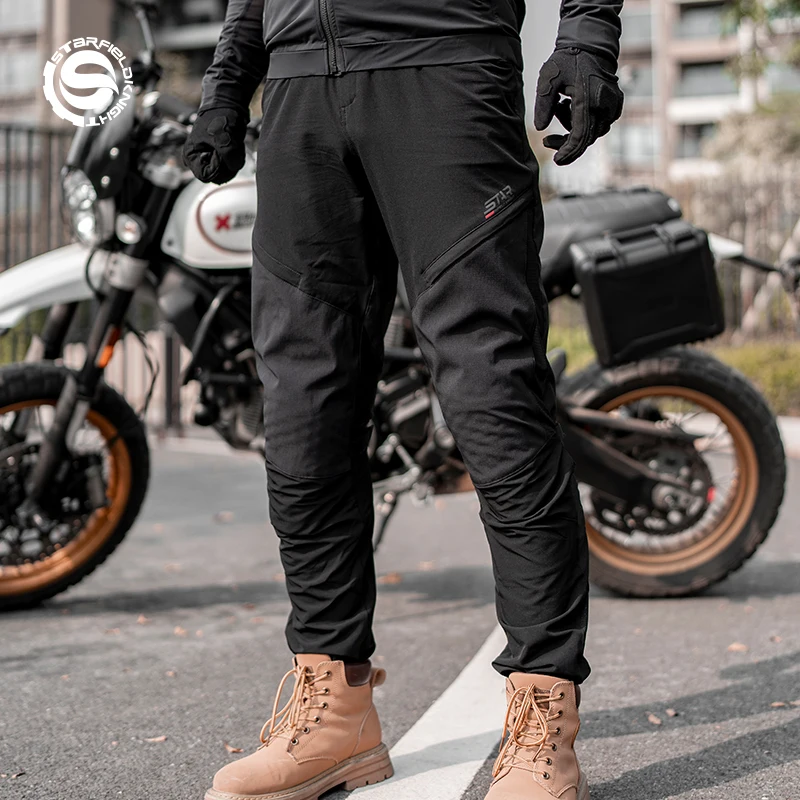 Off-road Motorcycle Pants Men CE Protective Gear Motocross Racing Pants  Summer Motorbike Riding Trousers Biker Ski Moto Pants