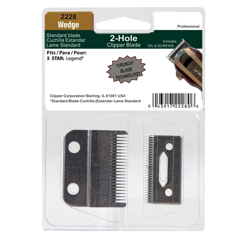 Professional Replacement Blade Fit For Wahl Professional 5 star Series Legend 814 Hair Clippers includes screws without oil