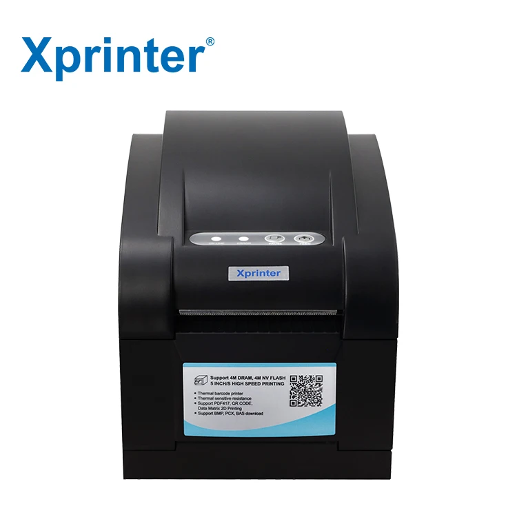 Xprinter XP-350B/350BM 2 in 1 3인치/80mm 감열식 영수증 티켓 및 바코드 프린터 라벨 및 스티커 인쇄기