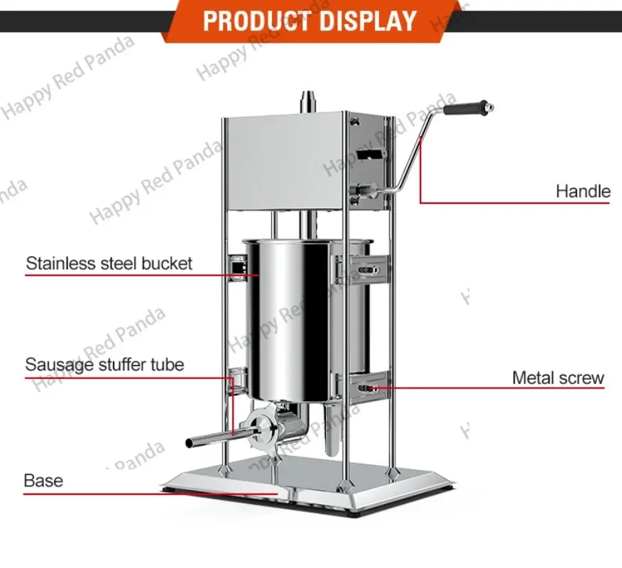 Apply To Automatic Sausage Making Machine 15l Kitchener Sausage Filler Electric Stuffer