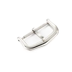Elegant Stainless Steel Watch Buckle Replacement Clasp in Gold, Silver, Rose - Premium Quality, Multiple Size Options - 16mm (Silver)