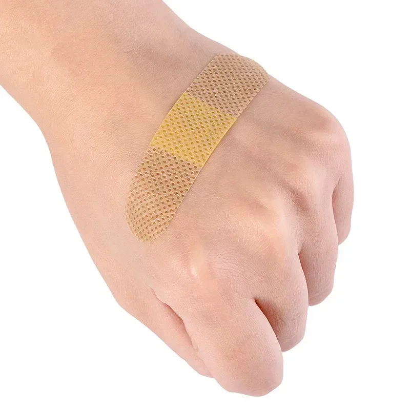 100pcs/pack Nonwovens Band Aid Patch First Aid Strips Tape Plaster Adhesive Bandages medical bandaids