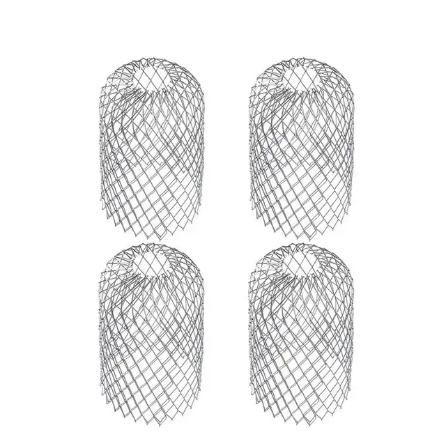 4Db -Os Ereszcsatorna -Őr 3 Hüvelyk Bővítse Az Alumínium Szűrő Szűrőt. Megállítja Elzáródási Leveleket A Kerti Törmelék Levélszűrő - Image 4