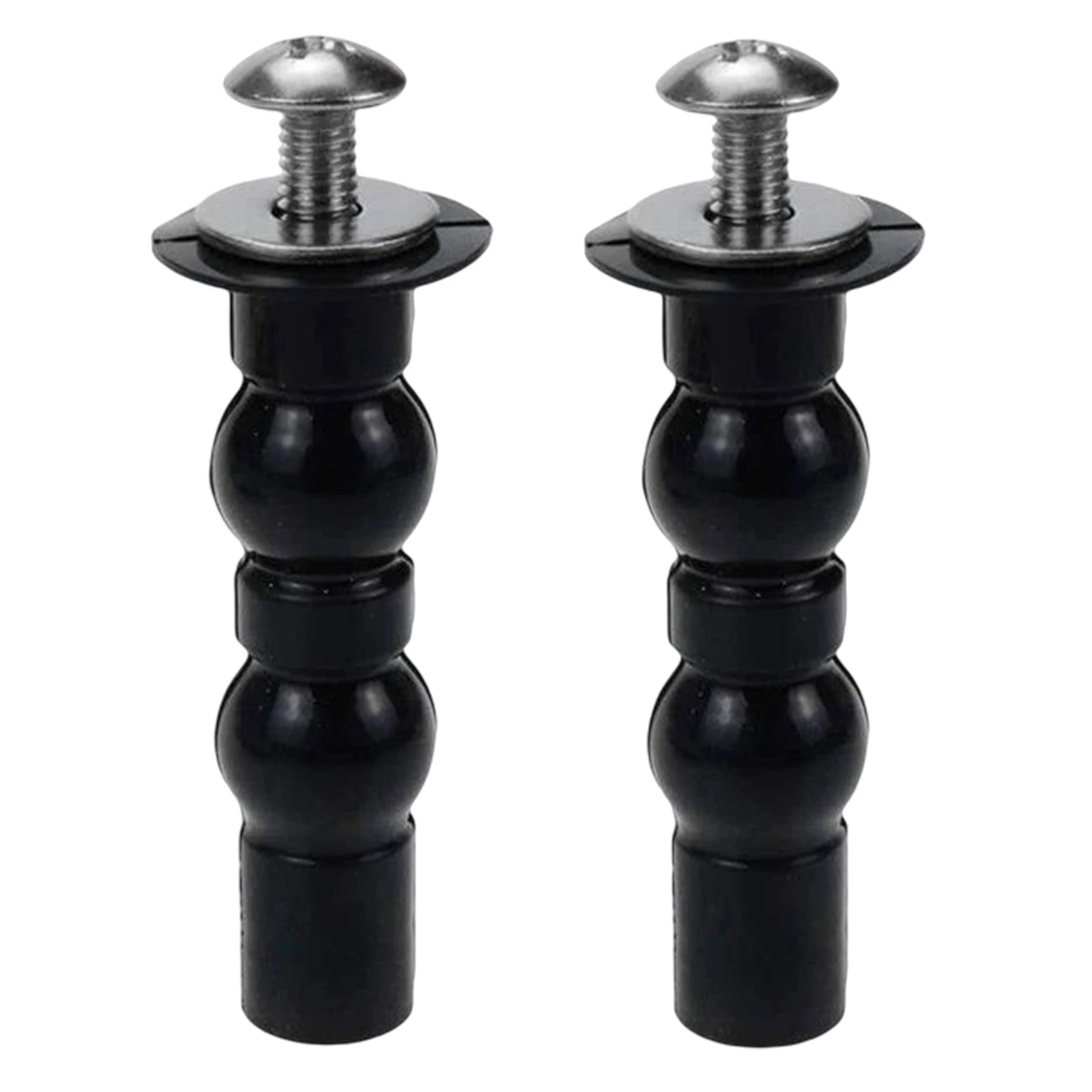 Toilet Hinge Replacement Toilet Seat Accessories 2pcs Expanding Rubber Household Top Mount Toilet Seat Bolts Bathroom Hardware Replacement Hinges Nuts Screw