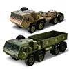 Hengguan Hg-P801 Full Scale 1:12 American Wheeled All Terrain Semi Alloy Heavy-Duty Truck Crossing And Climbing Military Truck 6