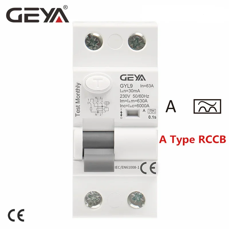 ABB Interruttore Differenziale Automatico 4 Poli 63A 300mA F364-63/0.3