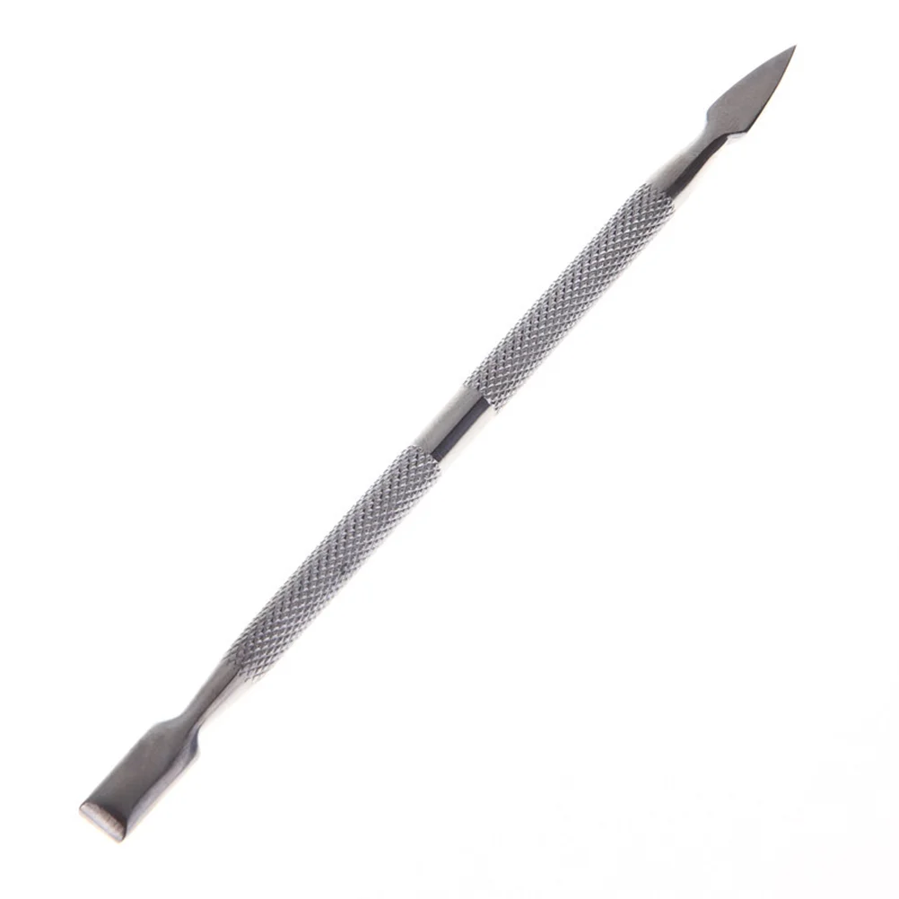 

Double-end Pro Stainless Steel Nail Cuticle Pusher Spoon Remover Manicure Pedicure Tool
