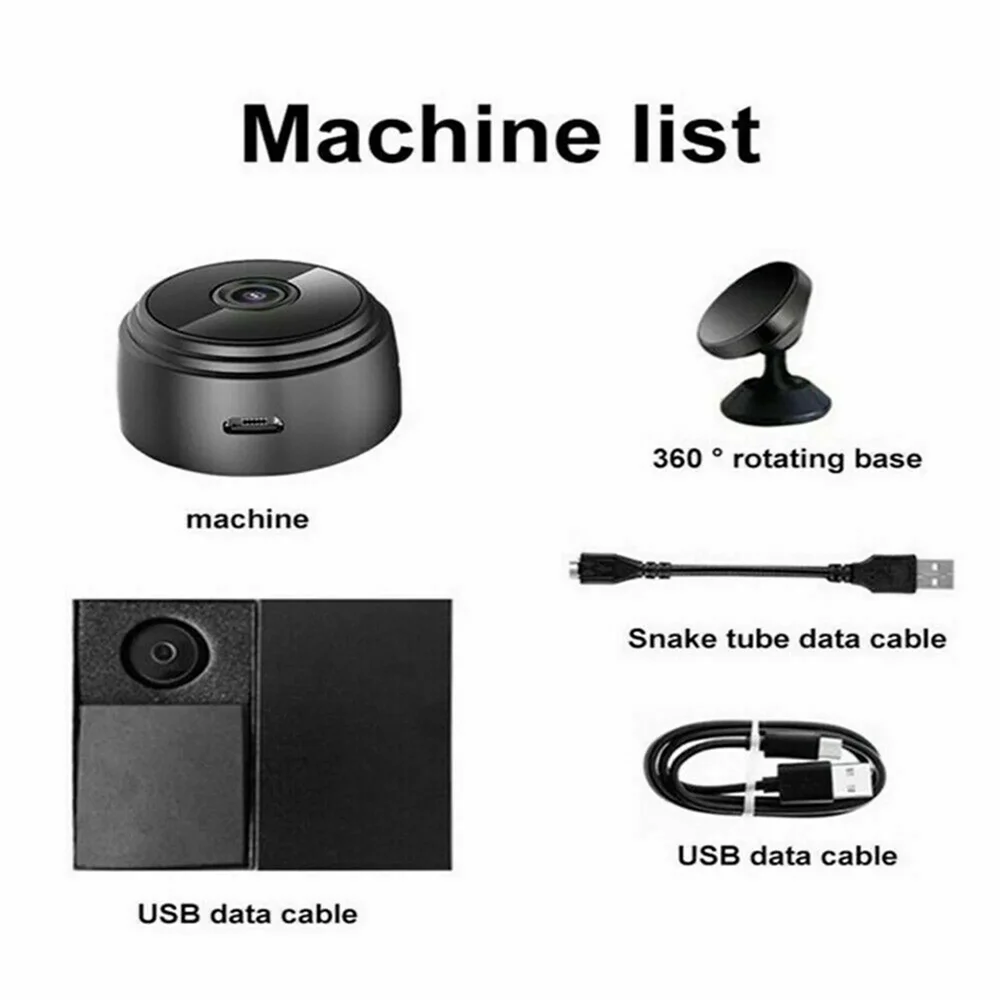 A9 Mini Camera Indoor Camera Security Protection 1080P WiFi Surveillance Cameras For Home Security Night Vision Motion Detect