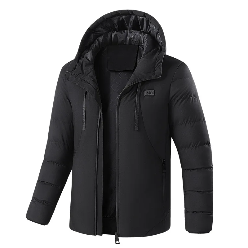 Winter Zone 11 Smart Heating Clothes Men's Heating Cotton-Padded Clothes Thick Warm Jacket Cotton-Padded Clothes new cotton padded clothes men