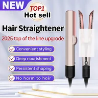 High Quality Professional Hair Straightener & Hair Dryer Heat-Up Hair Flat Iron Negative Ion Long-Lasting Styling Tool Hot Air 1