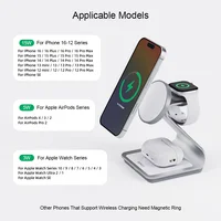 Bonola Magnetic 3 in 1 Wireless Charger for iPhone 17/16/15/13/14/12 30W Wireless Charging Station for Apple Watch/AirPods Pro - Image 5