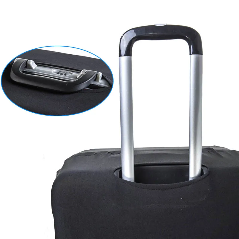 Чехол для чемодана из эластичной ткани, защита для чемодана, Чехол для багажа, подходит для чемодана диагональю 18-28 дюймов, органайзер для путешествий