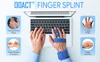 Sport Protective Sleeve Injuries Broken Fingers Hand Fixing Strap Trigger Finger Extension Splint Adjustable Fixing Belt Support 2