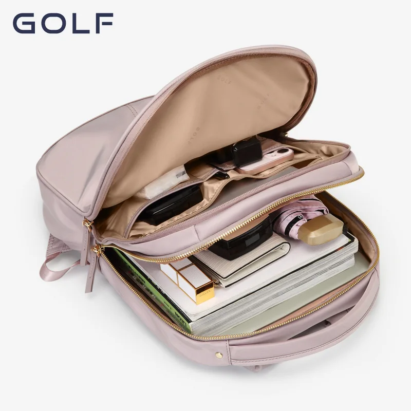 GOLF fashion leisure female 2024 new backpack backpack commuter joker Oxford spinning high-capacity students bag 5