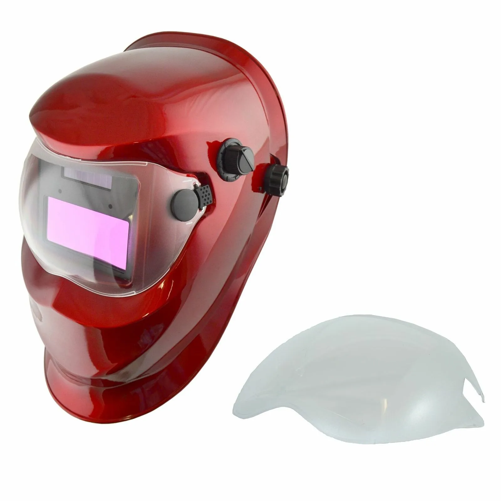 цена 1pc Transparent PC Welding Lens Protective Lens Welding Tools Replacement Accessories For Auto Darkening Welding Helmet