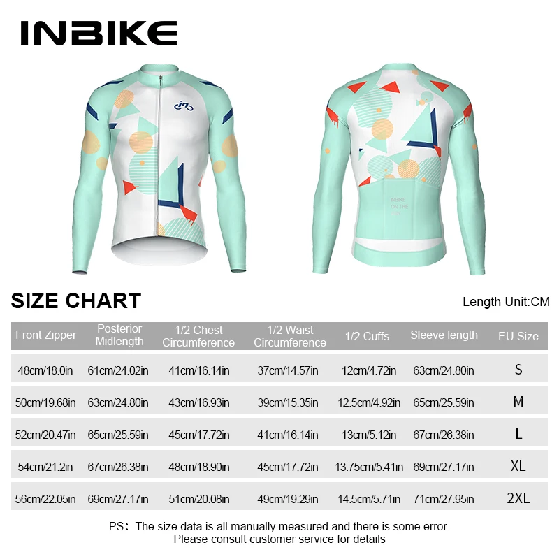 Long Sleeve MTB Cycling Jersey INBIKE Women Race Fit Road Bike Riding Clothing Bicycle Shirts Breathable Jersey Pockets