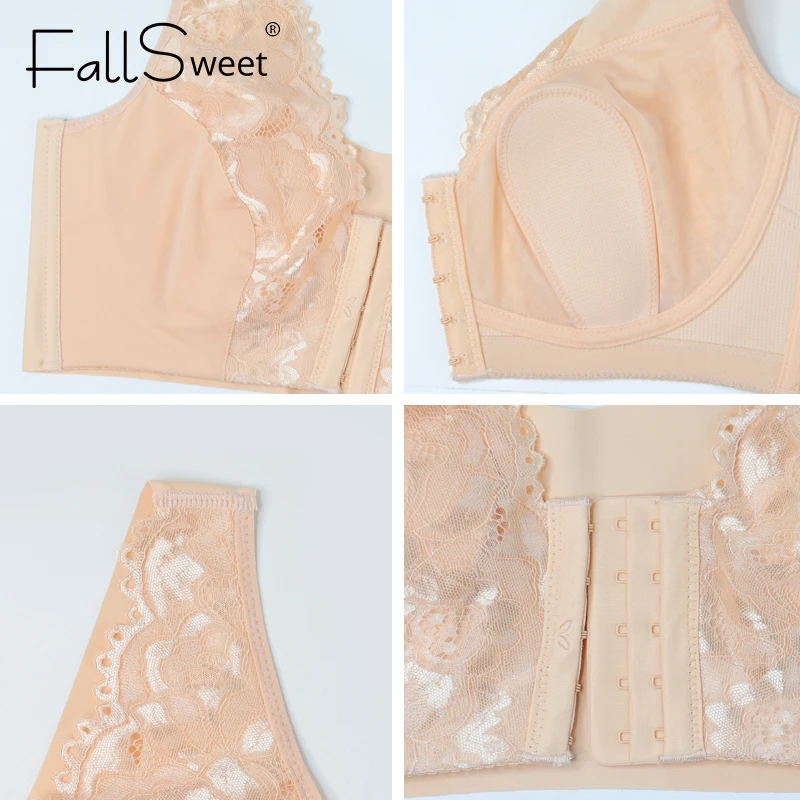 FallSweet Front Closure Bras For Women Plus Size Underwear Seamless Push Up  Brassiere Vest Top Sexy Bra 211110 From Dou04, $10.8