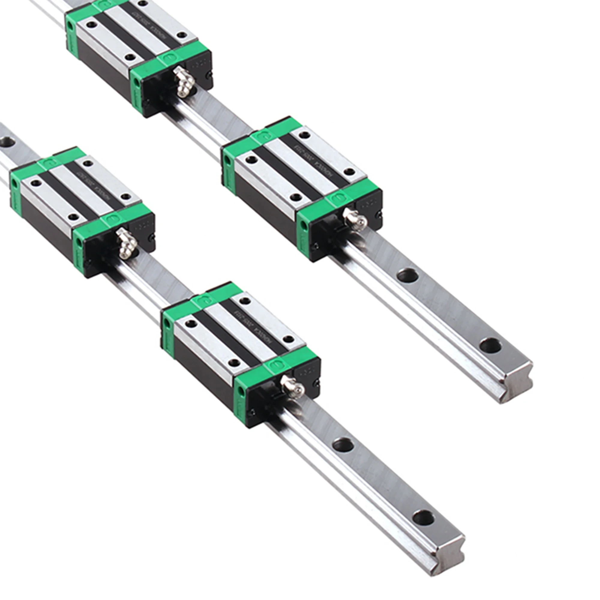 hgh20ca hg20, 2pcs trilho + 4pcs hgh20ca,