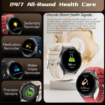 ECG Health Smartwatch with HD Calling 3