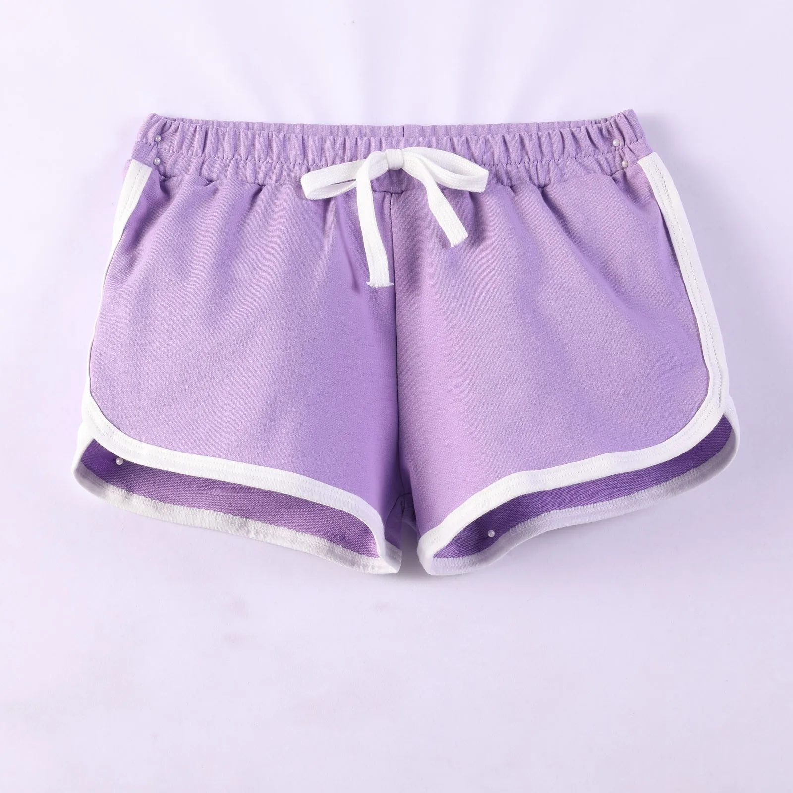 Korean Children'S Shorts Summer New Baby Cool Sports Pants Casual Solid Color Shorts Girls' Summer Children'S Clothing