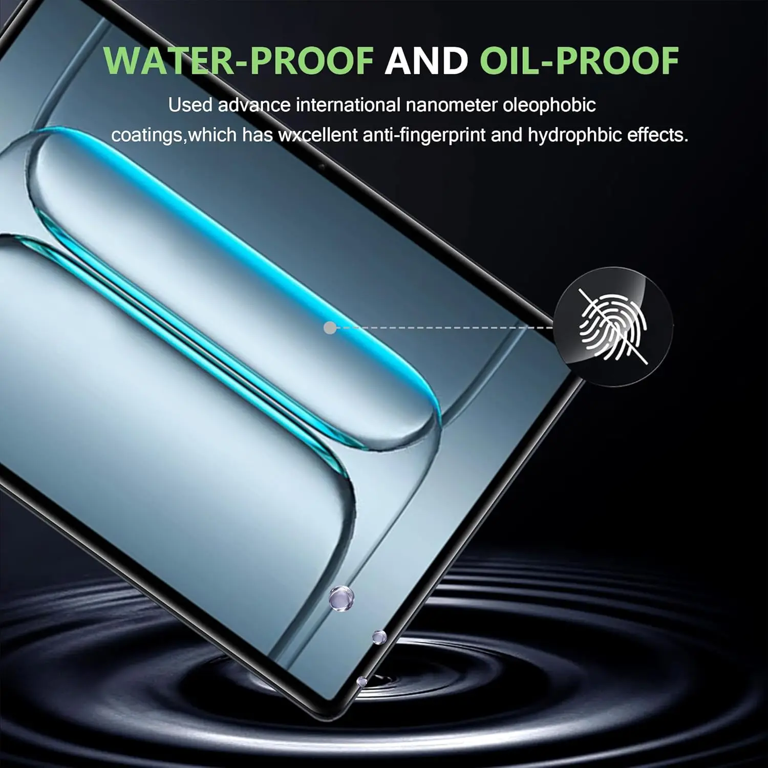 Premium Tempered Glass Screen Protector - Scratch-Resistant & Anti-Fingerprint with Bubble-Free Clarity