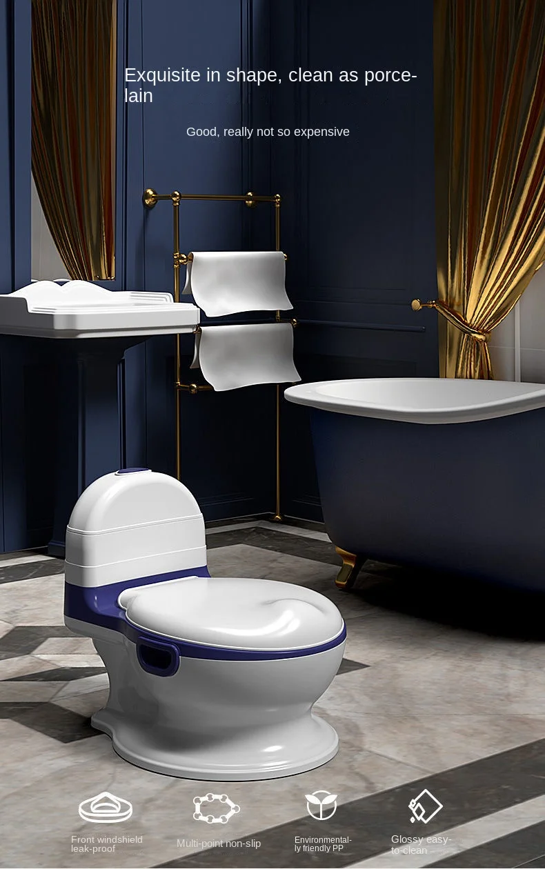 Children'S Potty Pu Cushion 6 Months To 8 Years Simulated Toilet Portable Toddler Potty Kids Travel Training Simulation Toilet