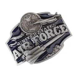 American Air Buckle for Men Cowboy Waist Strap Belt