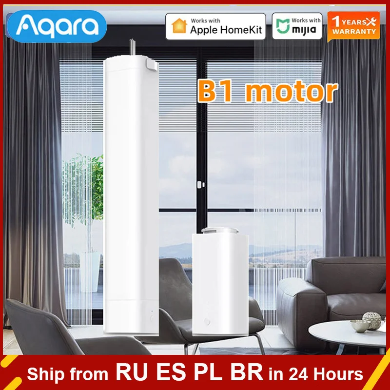 Aqara-B1-Smart-Curtain-Motor-Remote-Control-Wireless-Smart-Motorized ...
