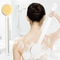 Bath Brush Scrub Skin Massage Soft Back Body Cleaning Long Handle Rub Back Scrub Bath Towel Soft Bristle Bath Brush 1