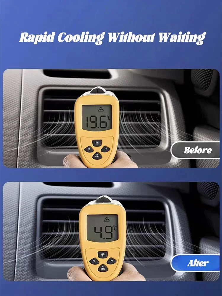 Estendi la durata dell'aria condizionata Refrigerante AC automatico Refrigerante sostitutivo del condizionatore d'aria per auto Raffreddamento rapido in auto - Image 3