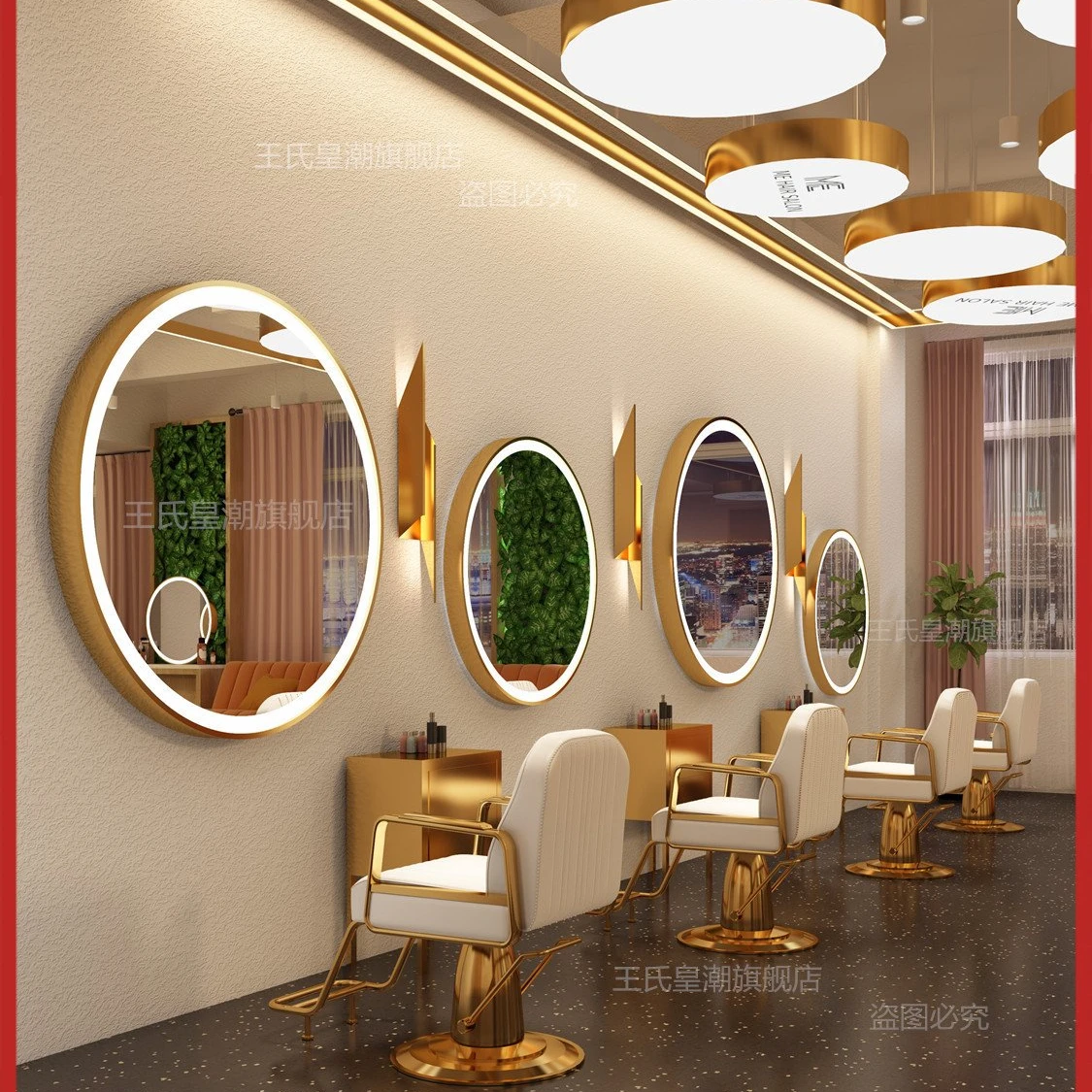 

Зеркало для стрижки волос интернет-знаменитостей зеркало для парикмахерской специальные круглые зеркало для стрижки волос со светодиодной лампой зеркало для перманентной завивки