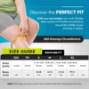 1 Pair Ski Snowboard Elbow&Knee Pads with Straps Cycling Knee Support Protector Dancing Knee Sleeves Basketball Elbow Knee Brace 6