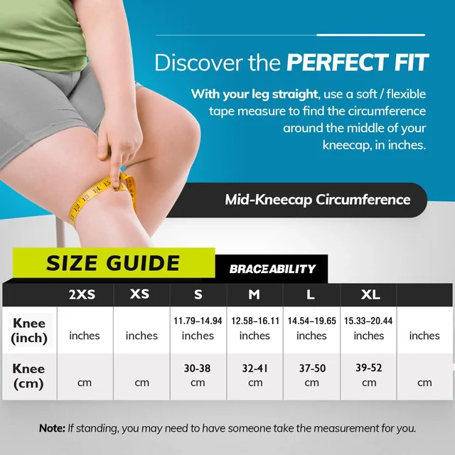 1 Pair Ski Snowboard Elbow&Knee Pads with Straps Cycling Knee Support Protector Dancing Knee Sleeves Basketball Elbow Knee Brace 6