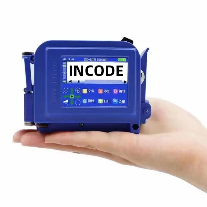 

Мини ручная машина для кодирования даты истечения срока годности INCODE термальный 12,7 мм TIJ ручной струйный принтер
